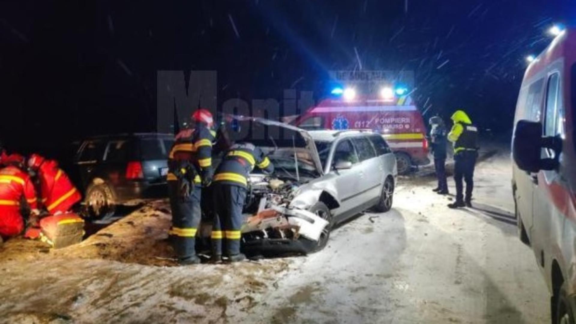 Accident înfiorător, în Suceava