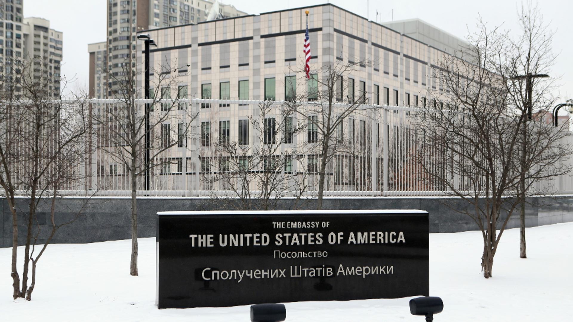 Ambasada SUA din Kiev cere americanilor să plece din Ucraina. Foto/Profimedia