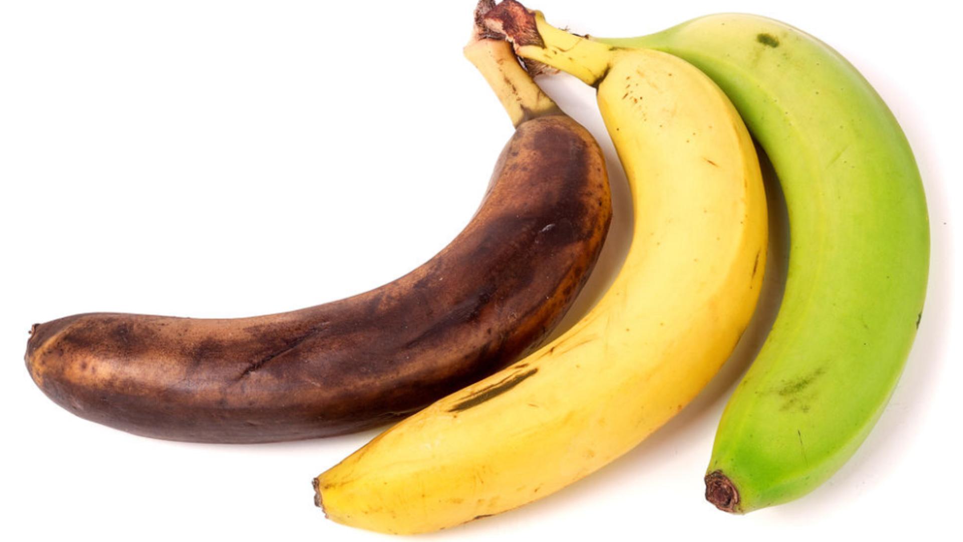 Care sunt cele mai sănătoase banane: verzi, galbene sau maro?