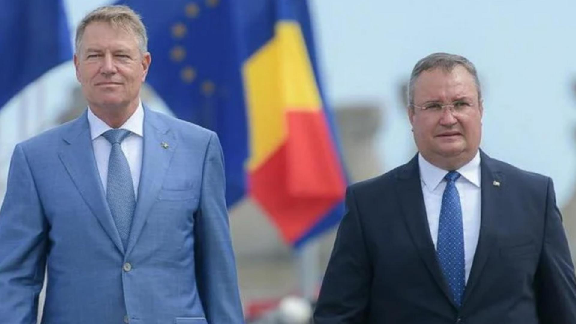 Klaus Iohannis și Nicolae Ciucă/ Arhivă foto