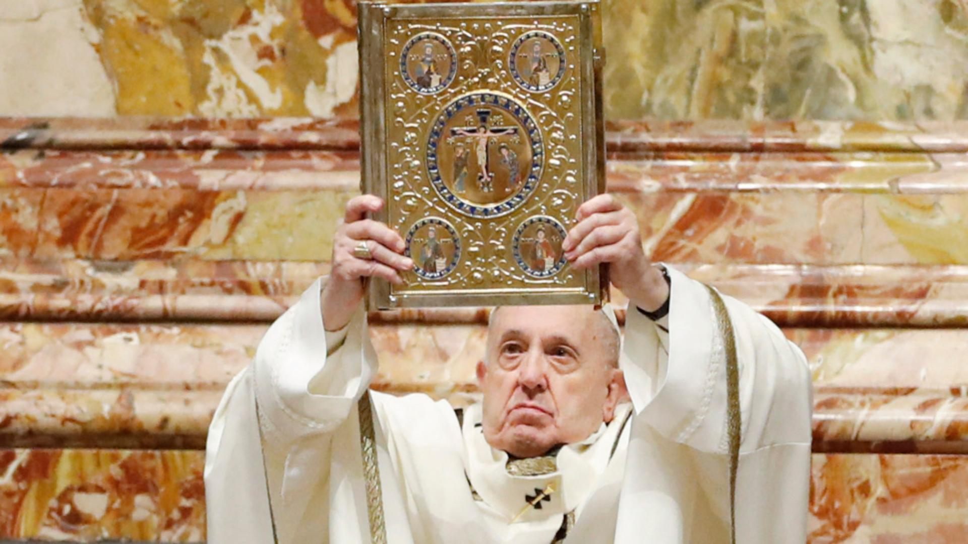 Mesajul Papei de Anul Nou. Foto/Profimedia