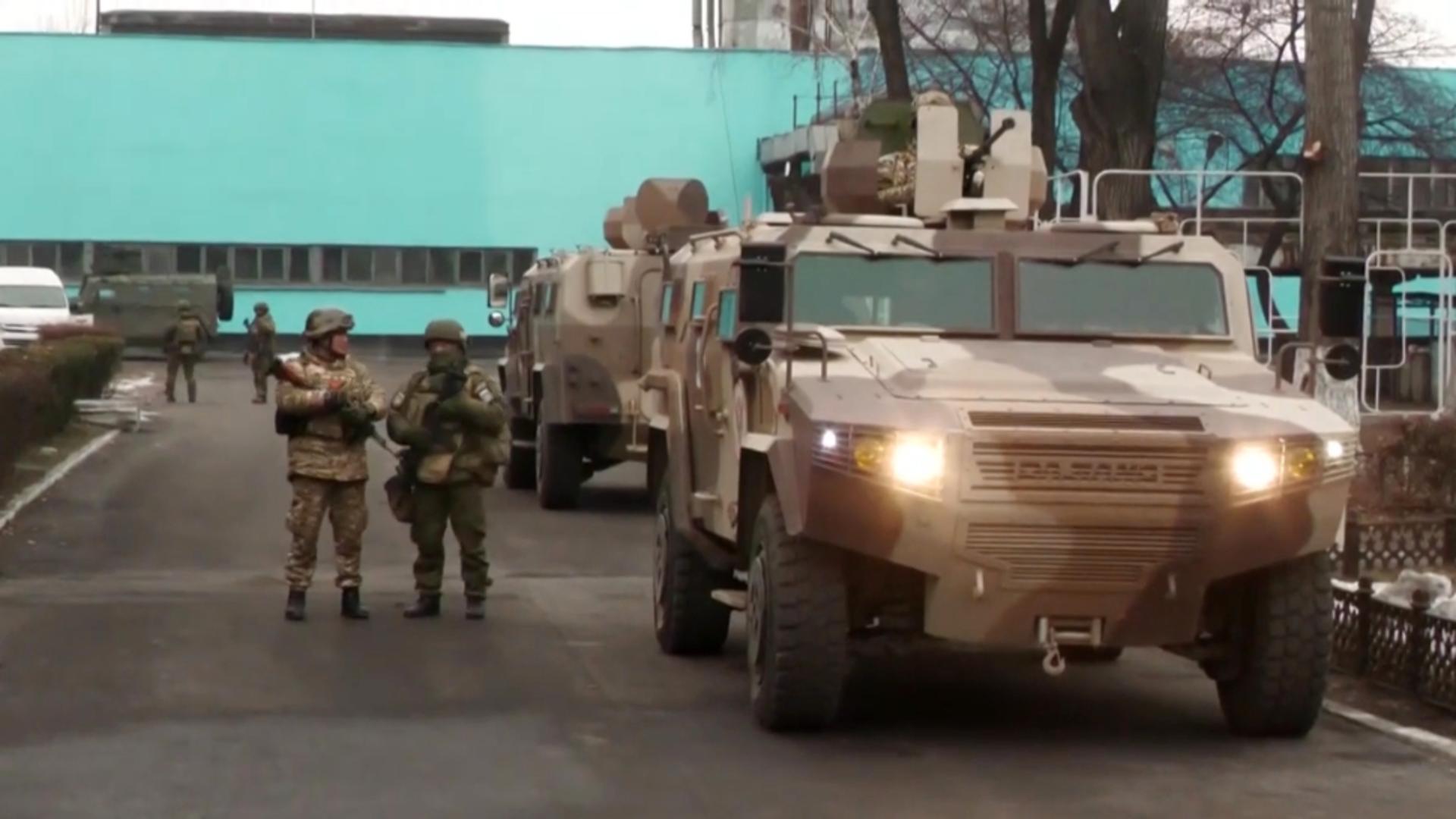 Forțe de menținere a păcii în Kazakstan / Profimedia