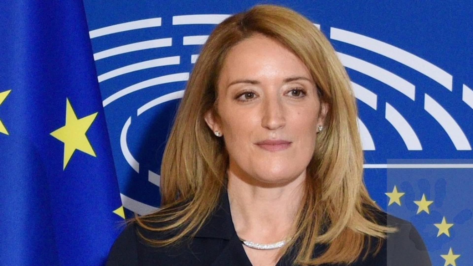 Roberta Metsola, noul preşedinte al Parlamentului European (Foto: PROFIMEDIA)