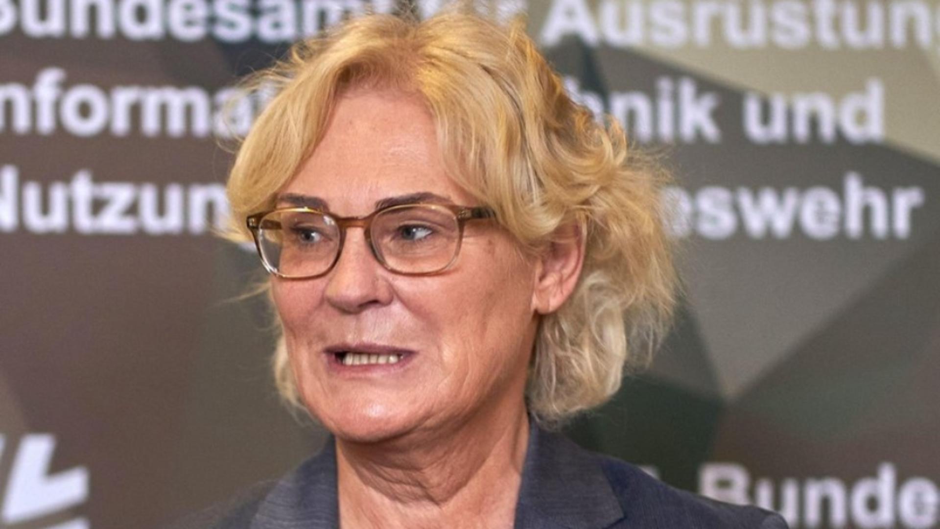 Christine Lambrecht, ministrul Apărării german / Profimedia