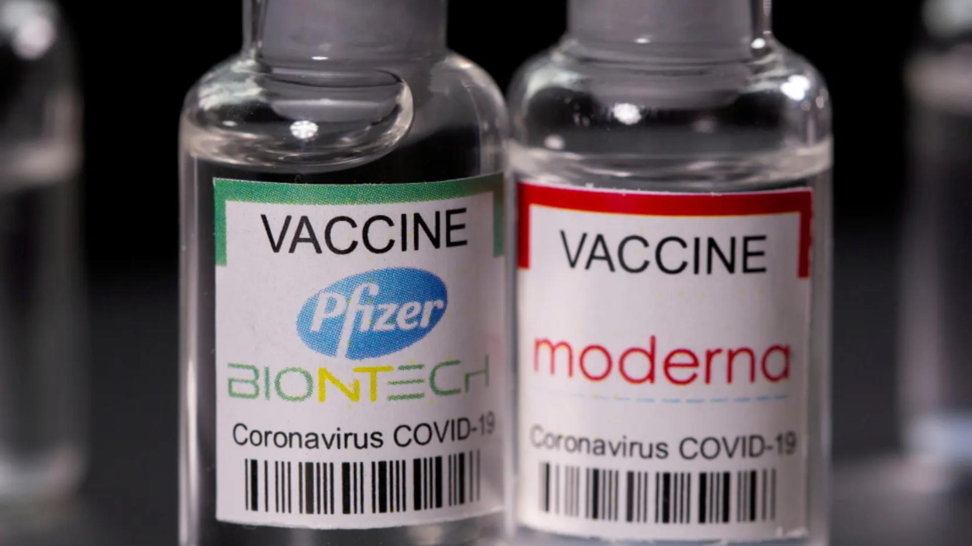 Vaccin Pfizer si Moderna FOTO: Profimedia