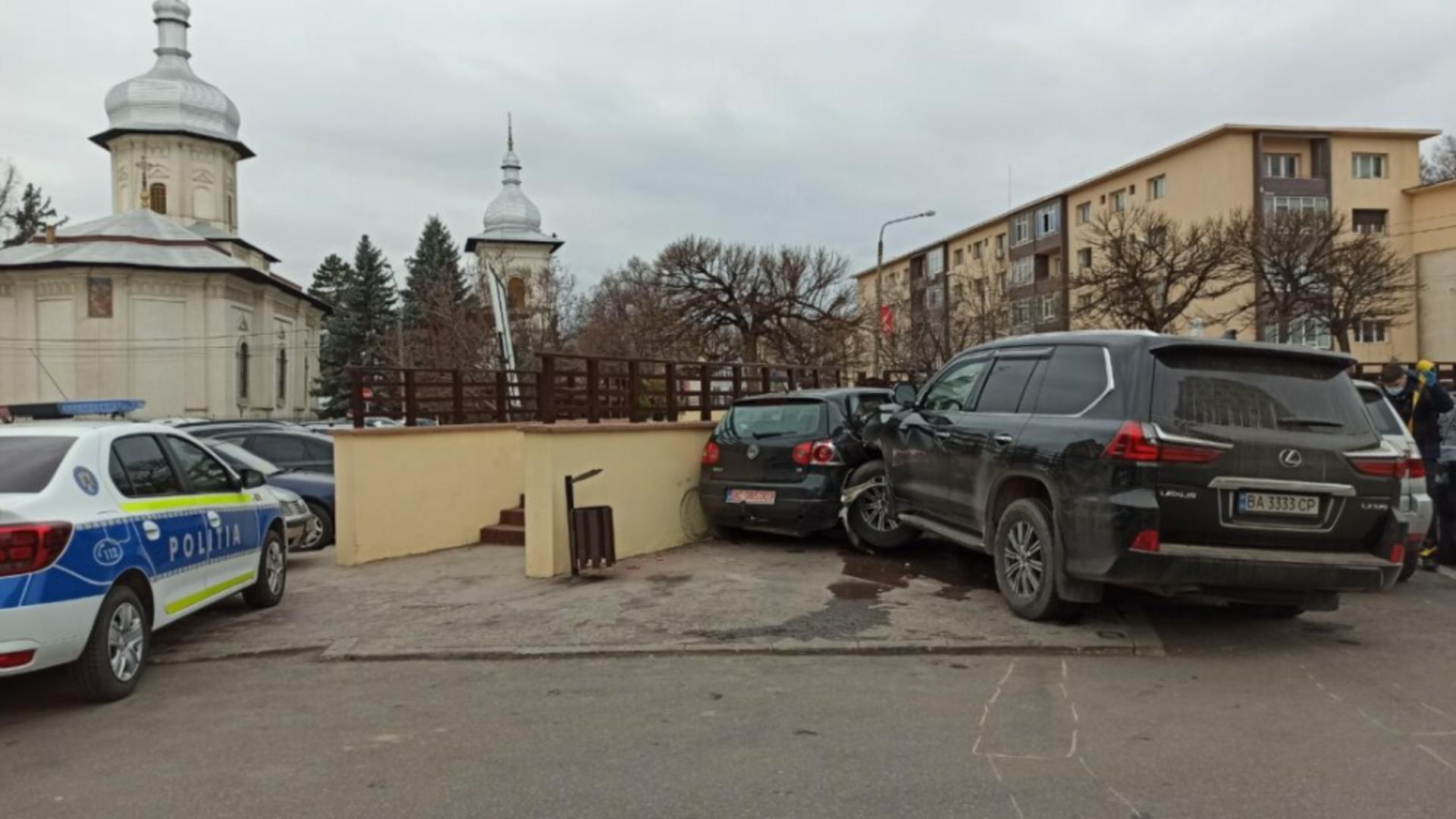 Un şofer din Ucraina a accidentat o femeie, în Neamț
