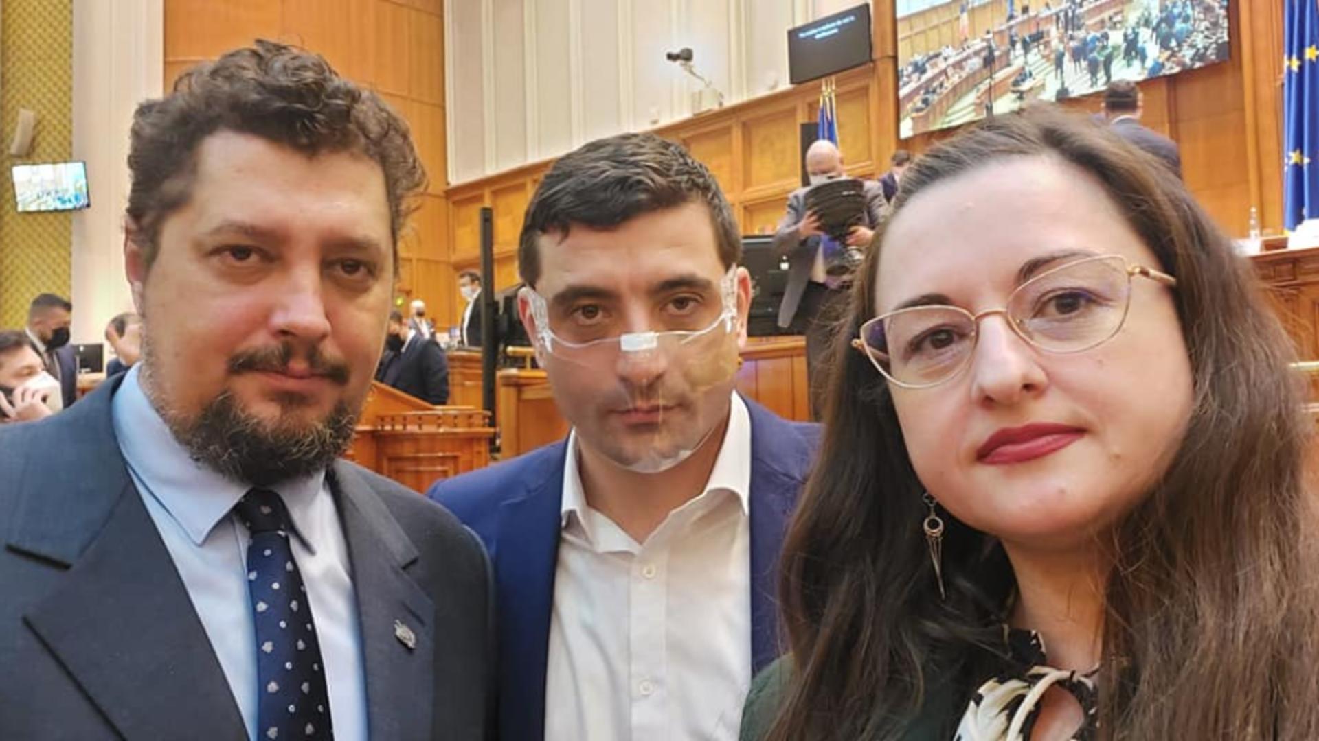 Clausiu Târziu, George Simion și Rodica Boancă / Facebook Rodica Boancă