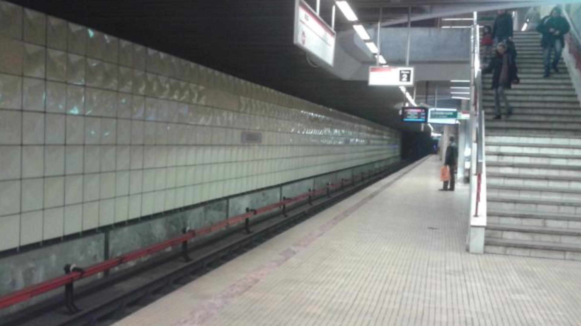 Inundație la stația de metrou Gorjului