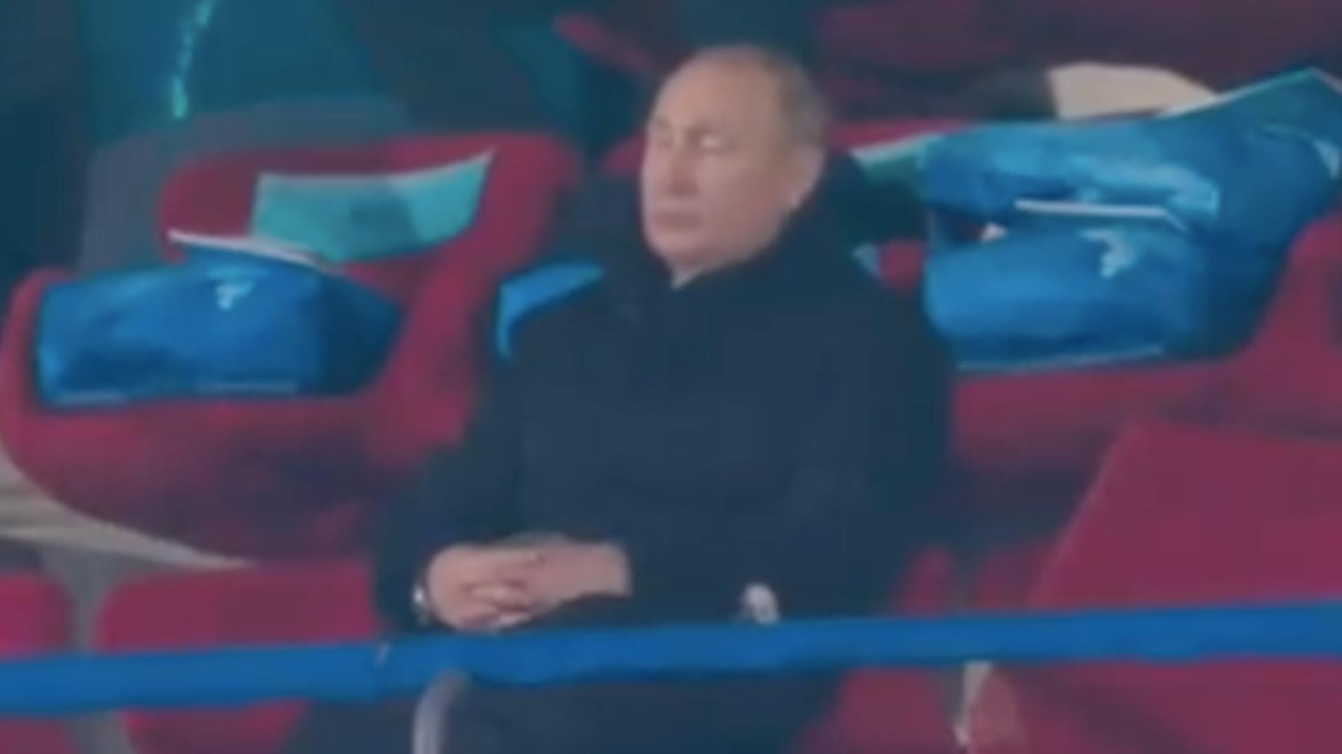 Путин уснул на Олимпиаде