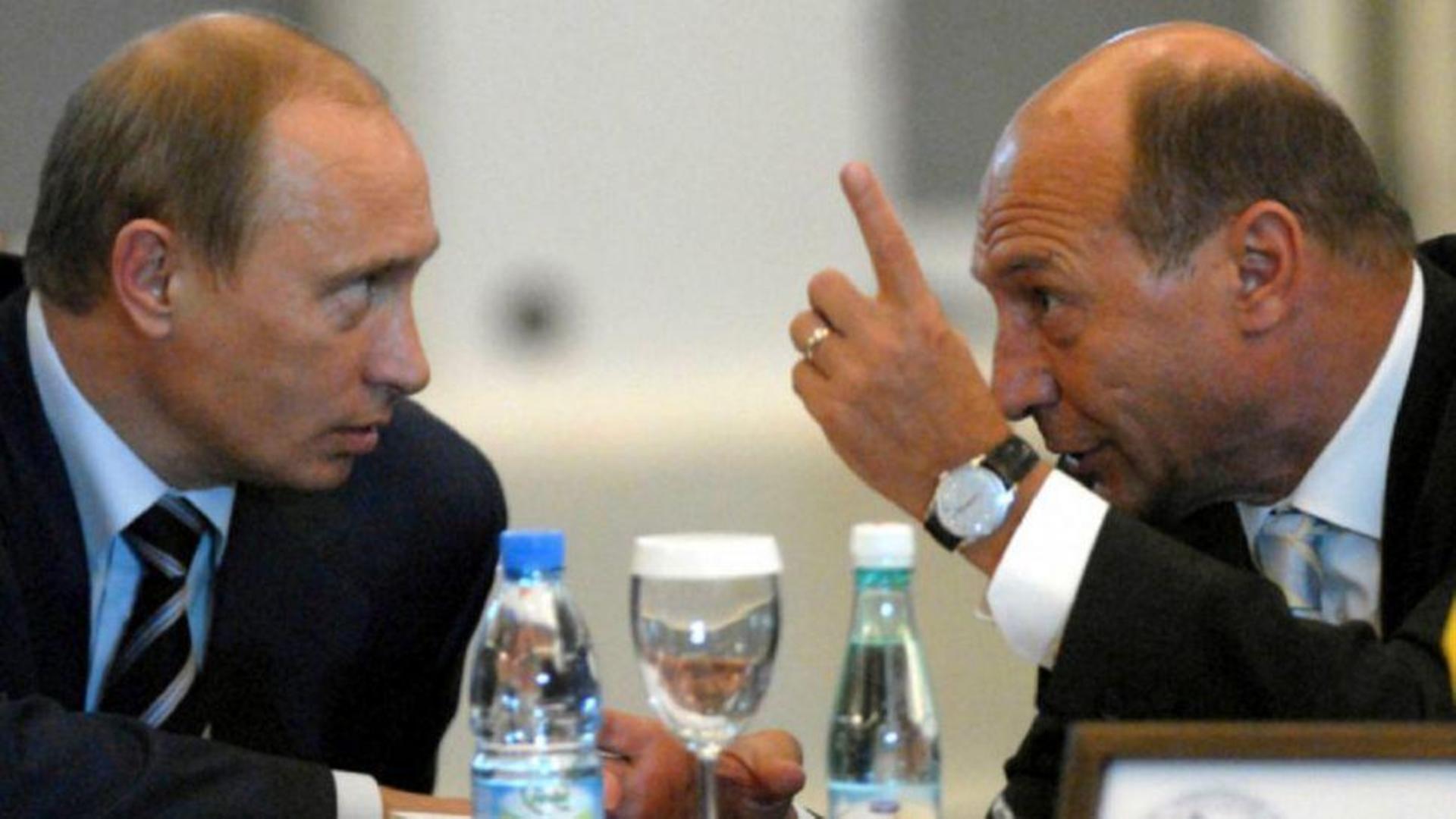 Traian Băsescu și Vladimir Putin