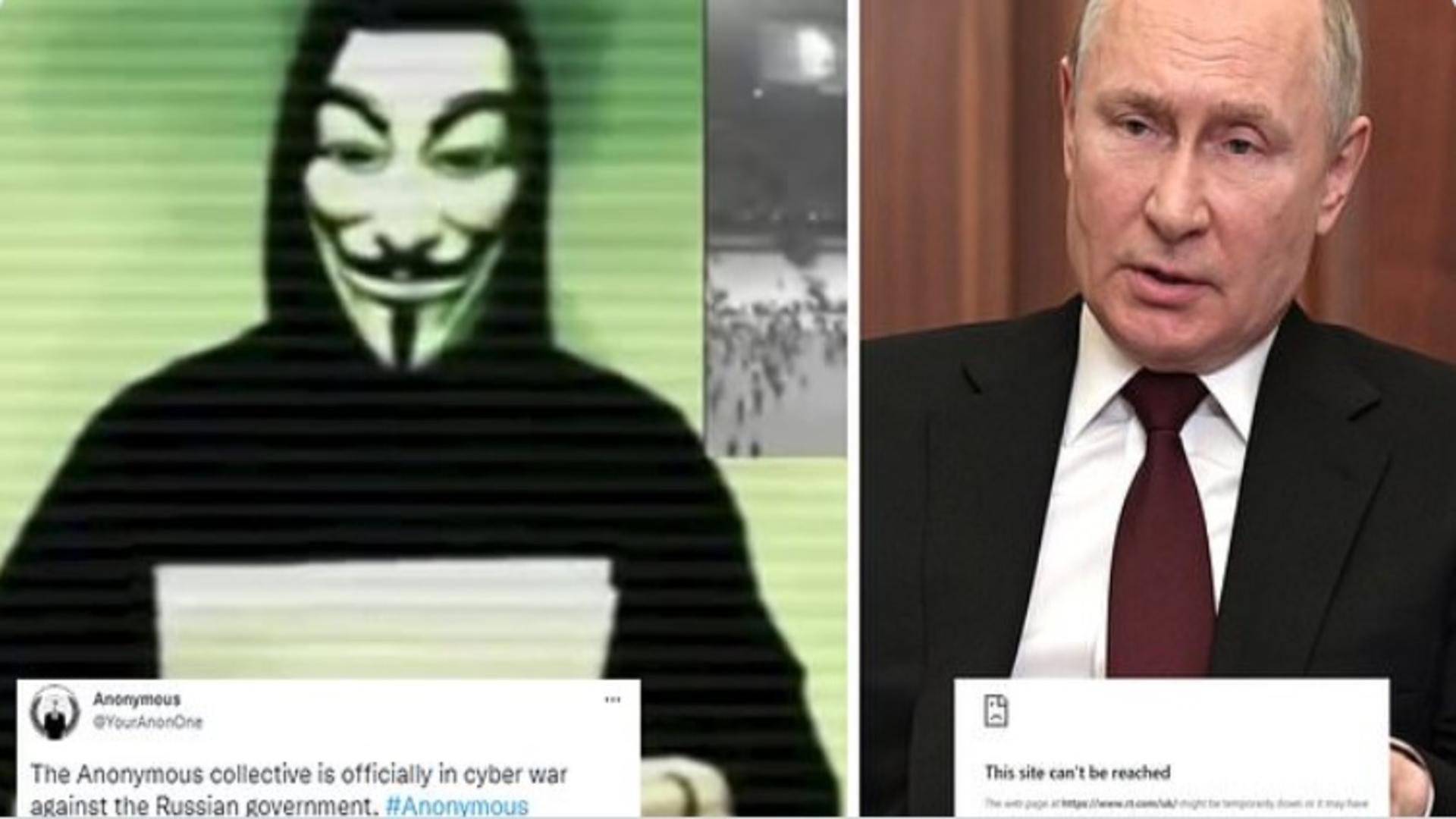 Atac cibernetic. Guvernul rus, lovit de gruparea de hackeri Anonymous
