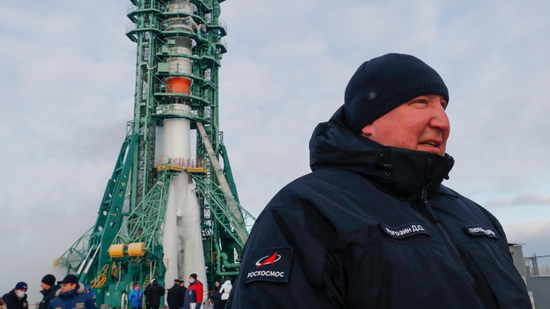 Dmitri Rogozin, șeful agenției Roscosmos. Foto/Profimedia 