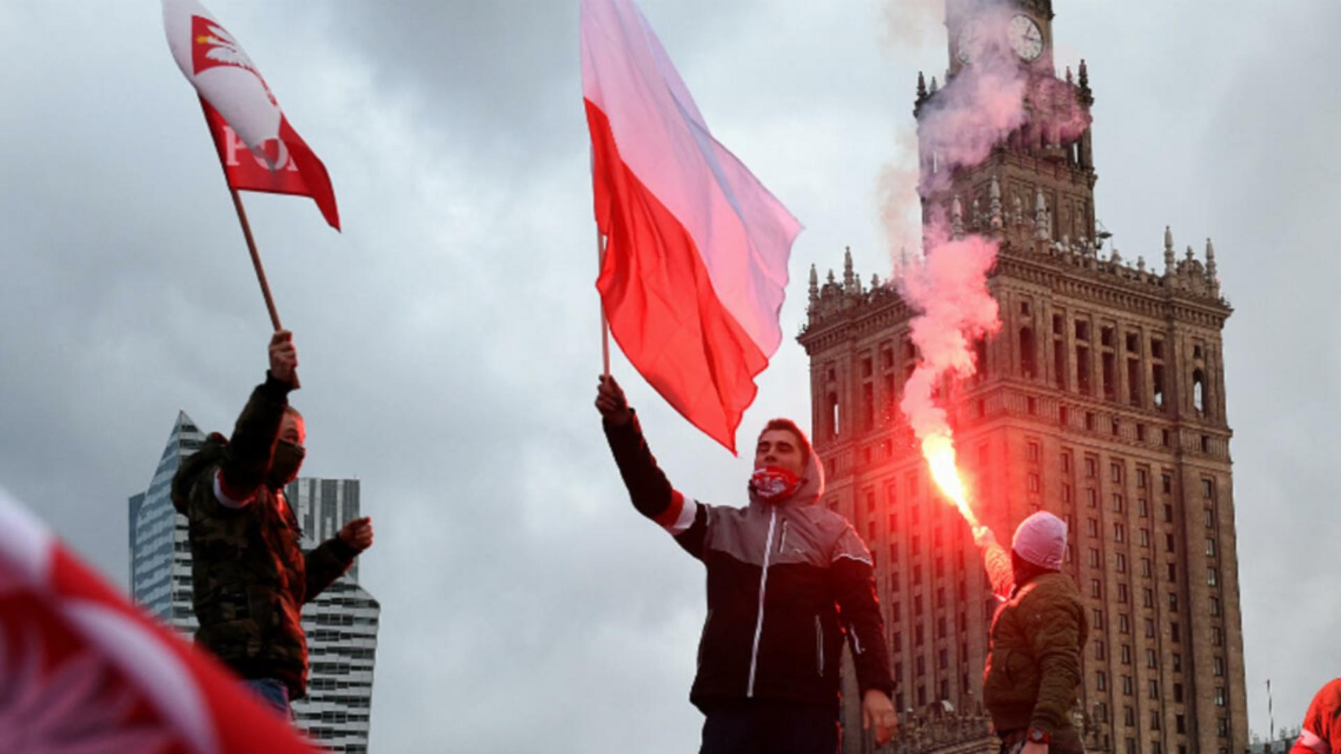 Protest extremisti Varsovia FOTO: Profimedia 