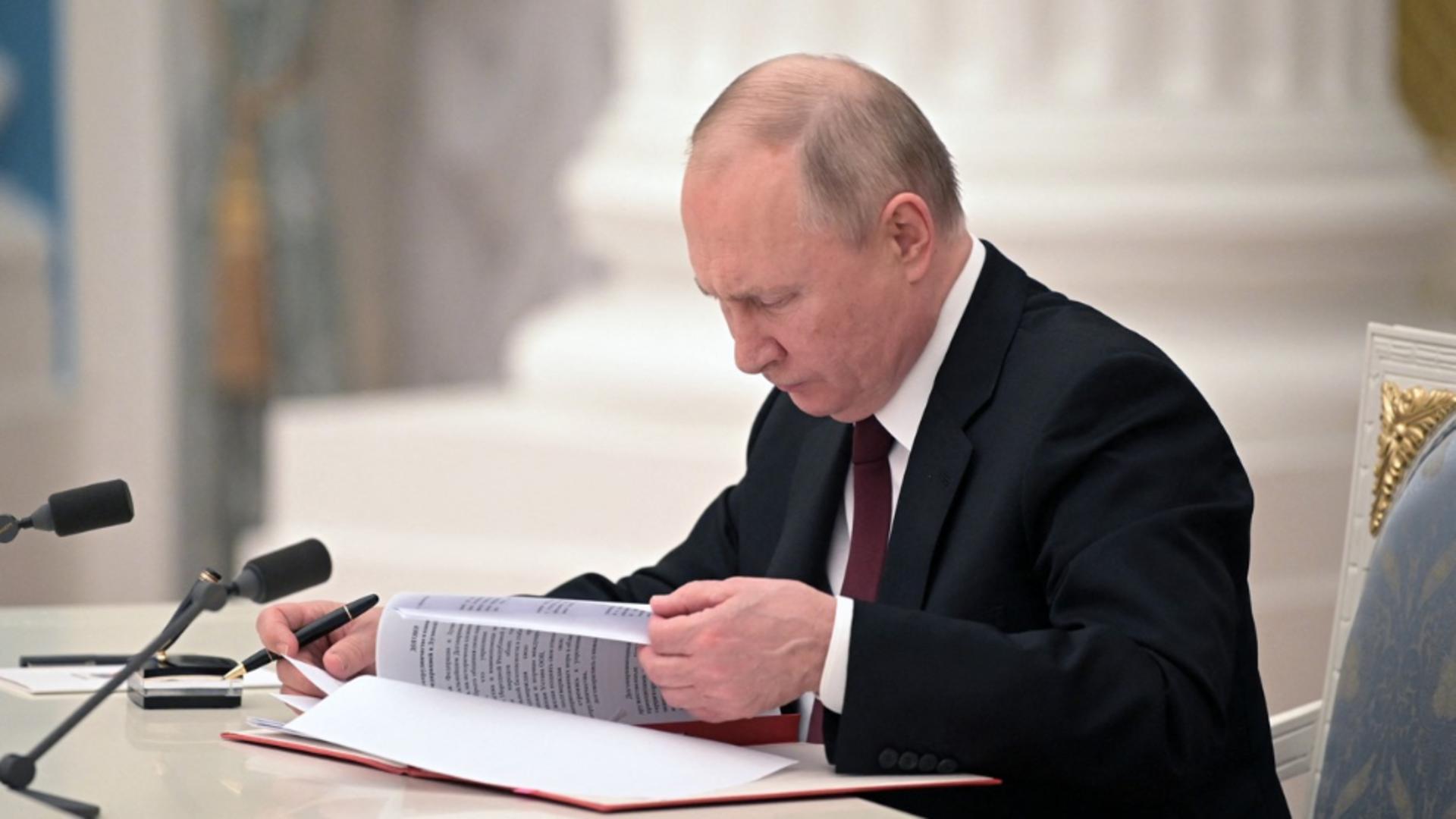 Președintele rus, Vladimir Putin / Foto: Profi Media