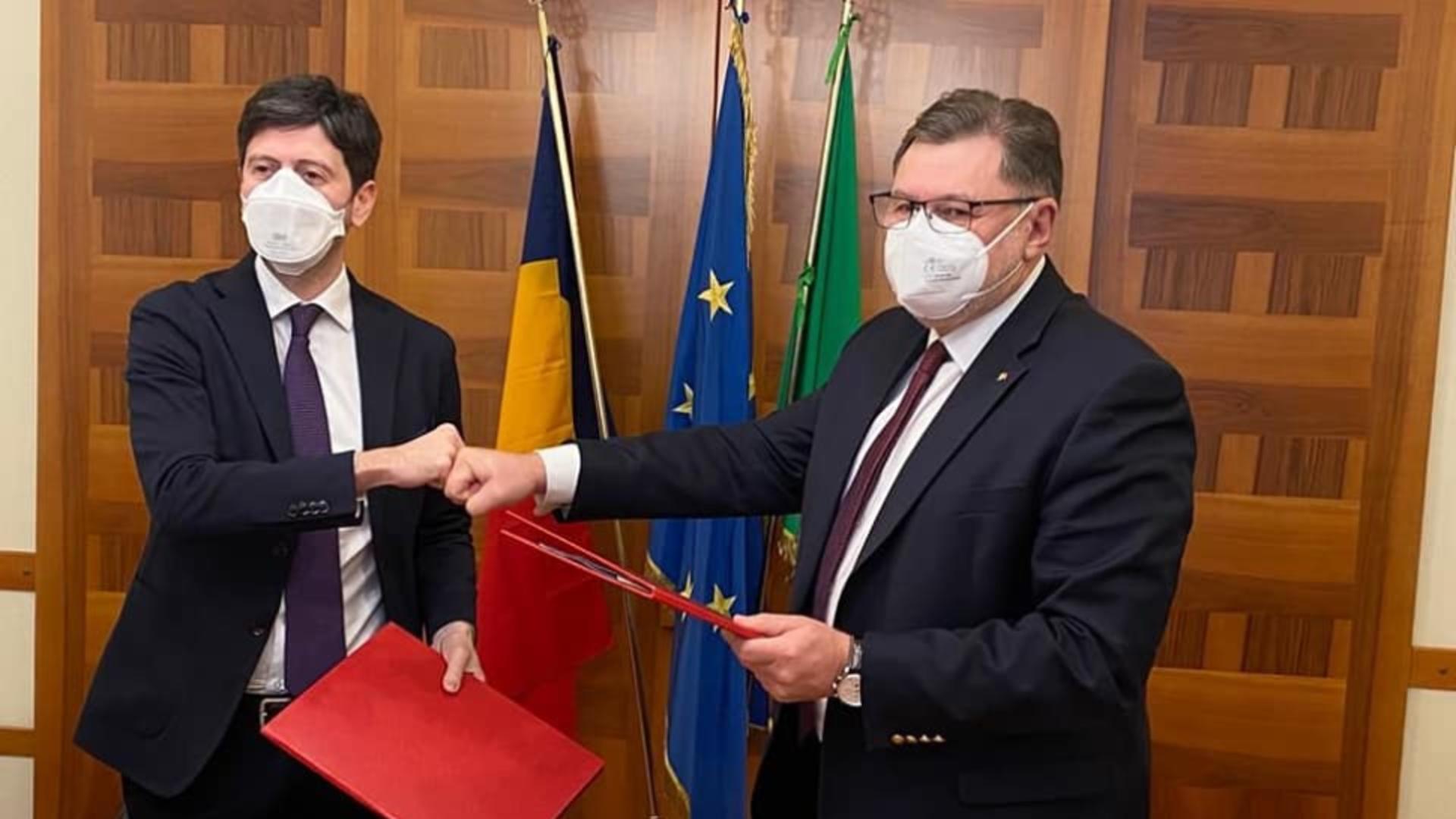 Alexandru Rafila, ministrul Sănătății, vizită oficială la Roma Foto: gov.ro