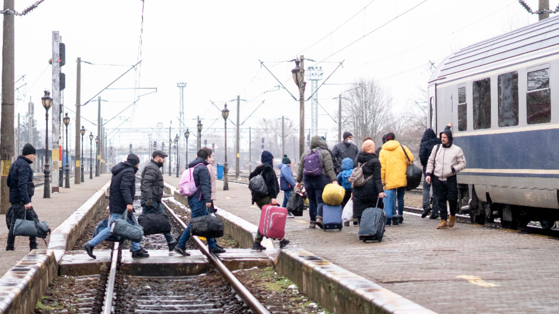 Aproape 4 milioane de ucraineni și-au părăsit țara, până acum. Sursa foto: INQUAM / Casian Mitu
