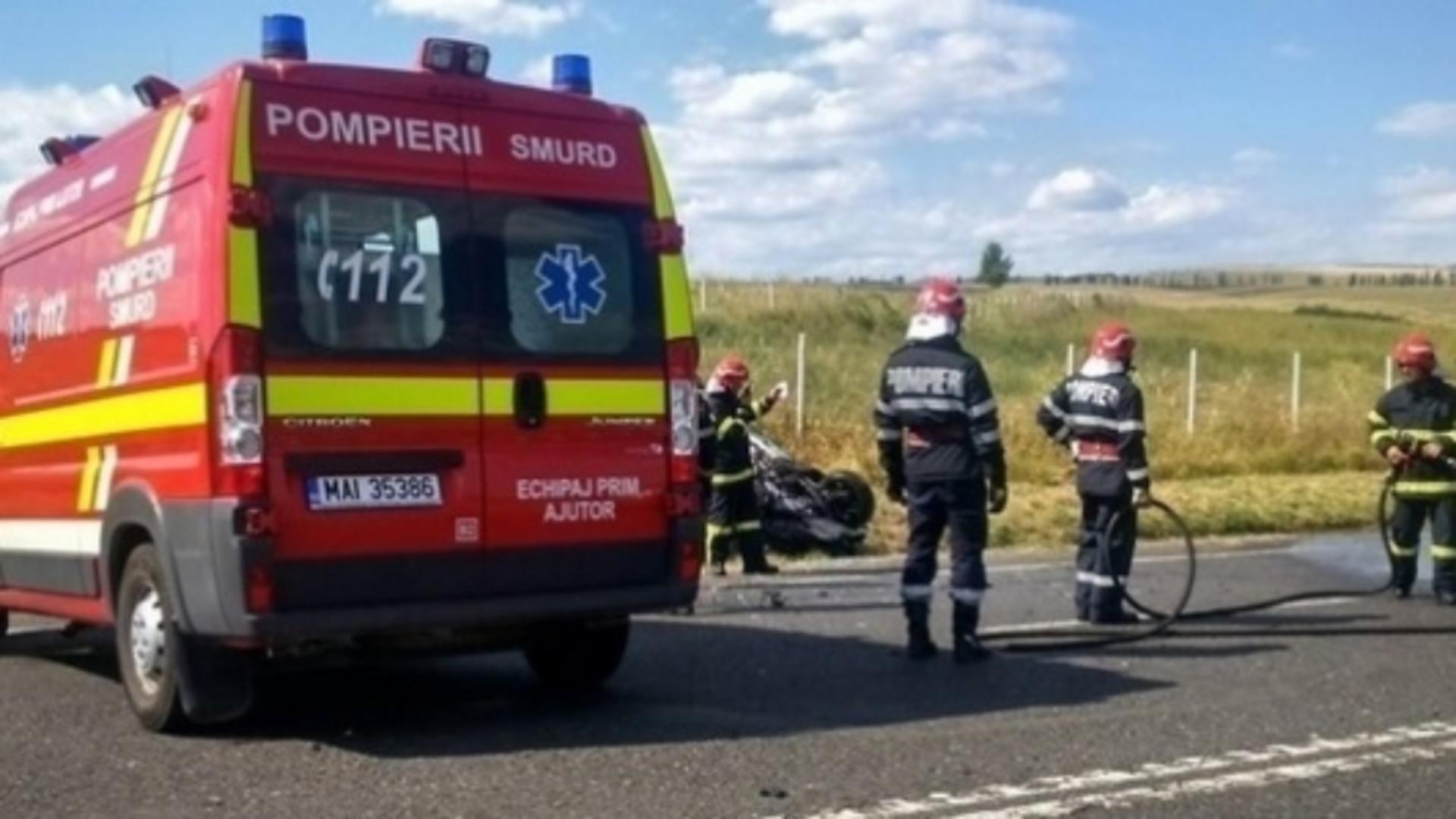 Accident grav în Cluj