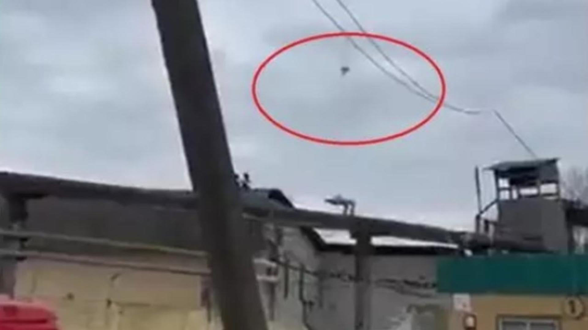 Avion al armatei ruse care s-a prăbușit / Captură video