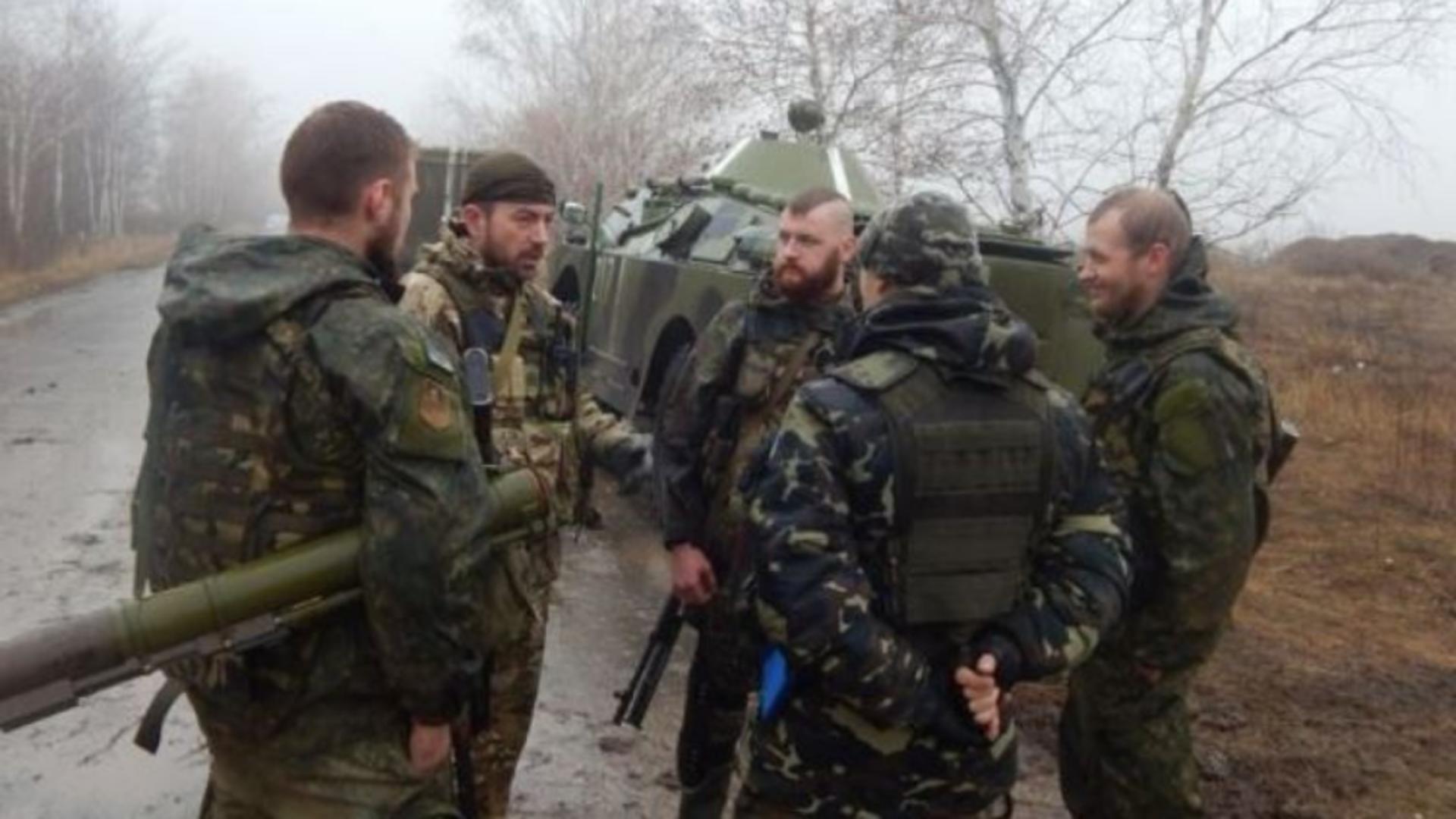 „Azov” - regimentul special al ucrainenilor. Foto/Azov