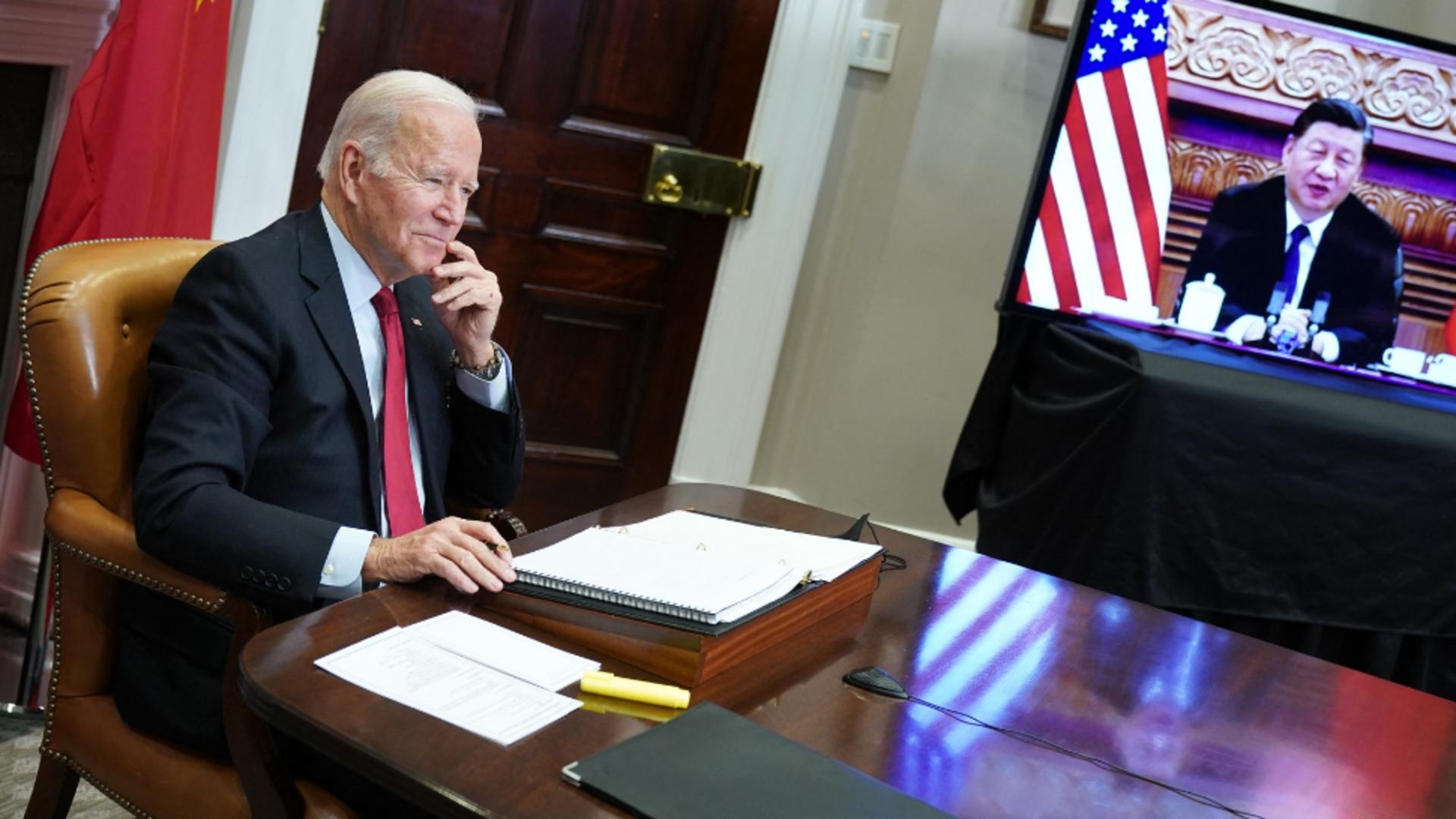 Biden va sta de vorbă cu Xi Jinping despre invazia rușilor din Ucraina. Foto/Profimedia