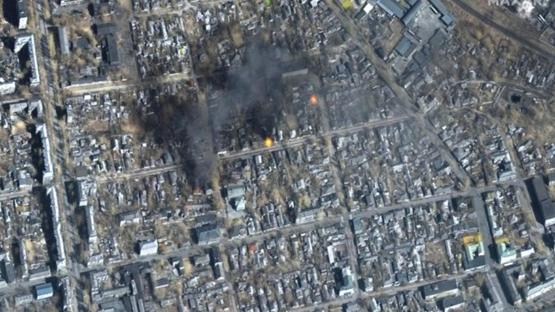 Mariupol, devastat după două săptămâni de bombardamente