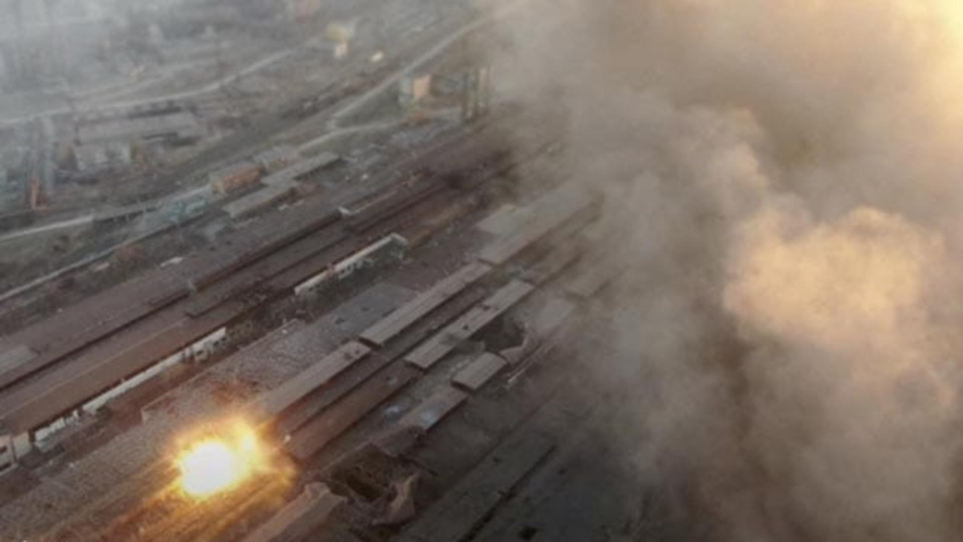 Noi imagini terifiante cu dezastrul din Mariupol - De ce portul nu este bombardat de ruși. Planul lui Putin