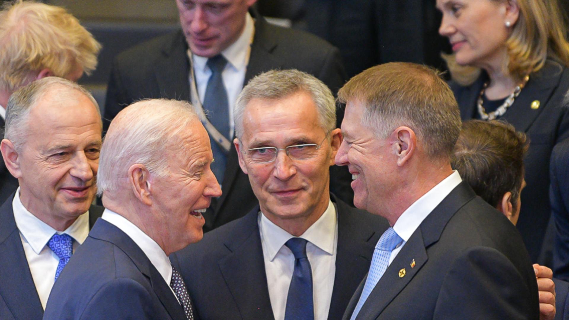 Biden, Geoană, Stoltenberg și Iohannis (presidency.ro)
