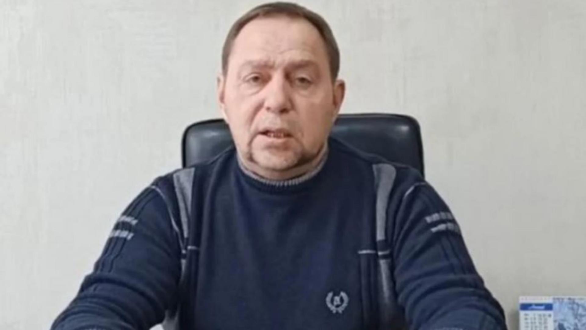 Primarul răpit din Dniprorudnîi, Evgheni Matveev. Foto/FB