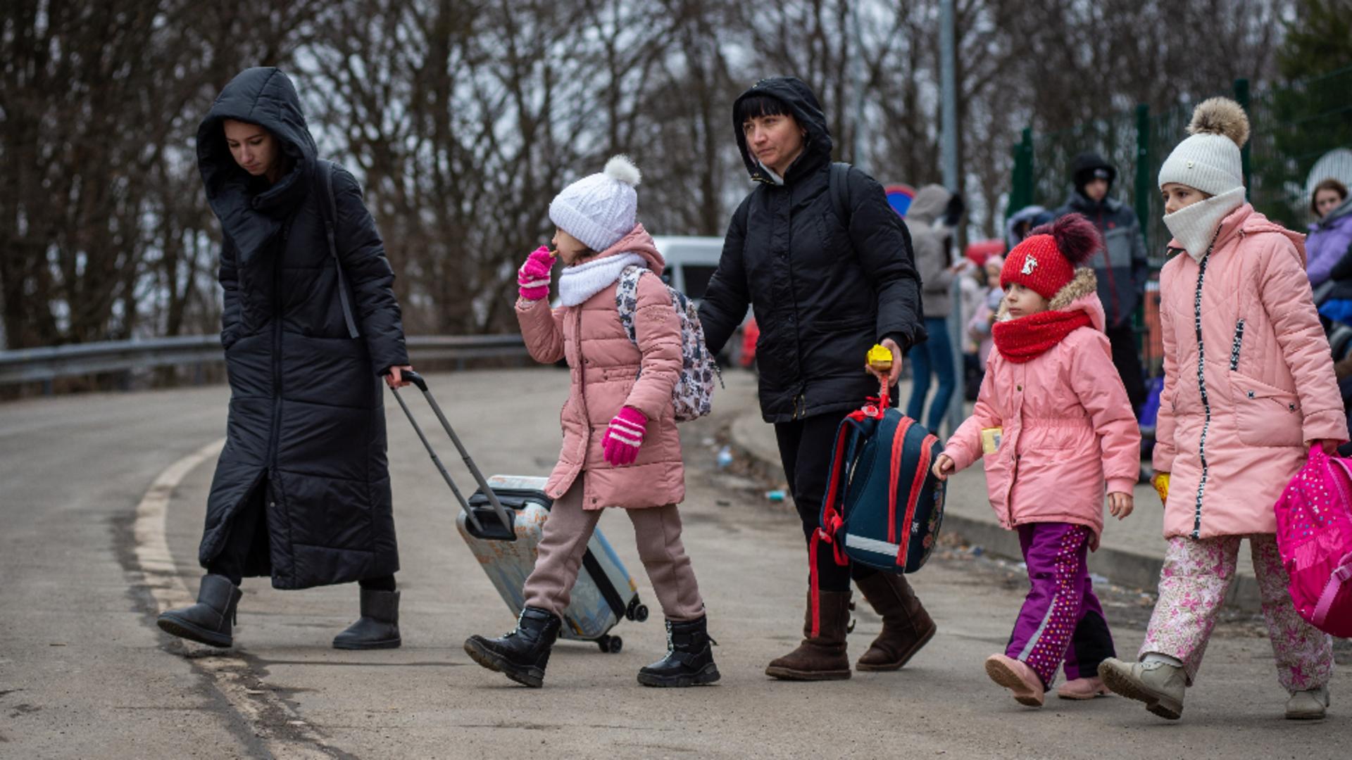Zeci de copii din Ucraina au cerut azil în România / Foto: Profi Media