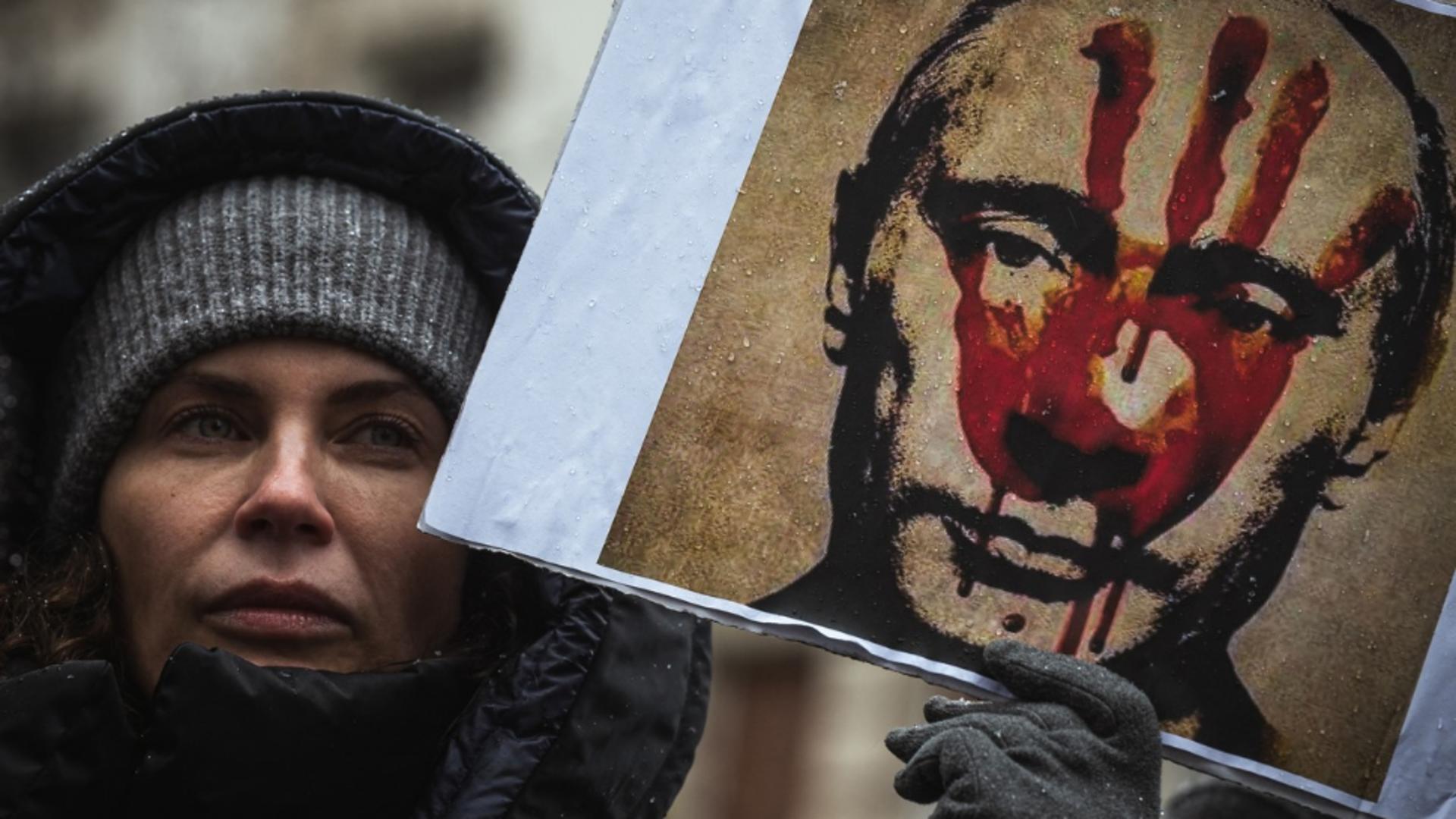 COȘMAR pentru rușii care au demonstrat împotriva războiului / Foto: Profi Media