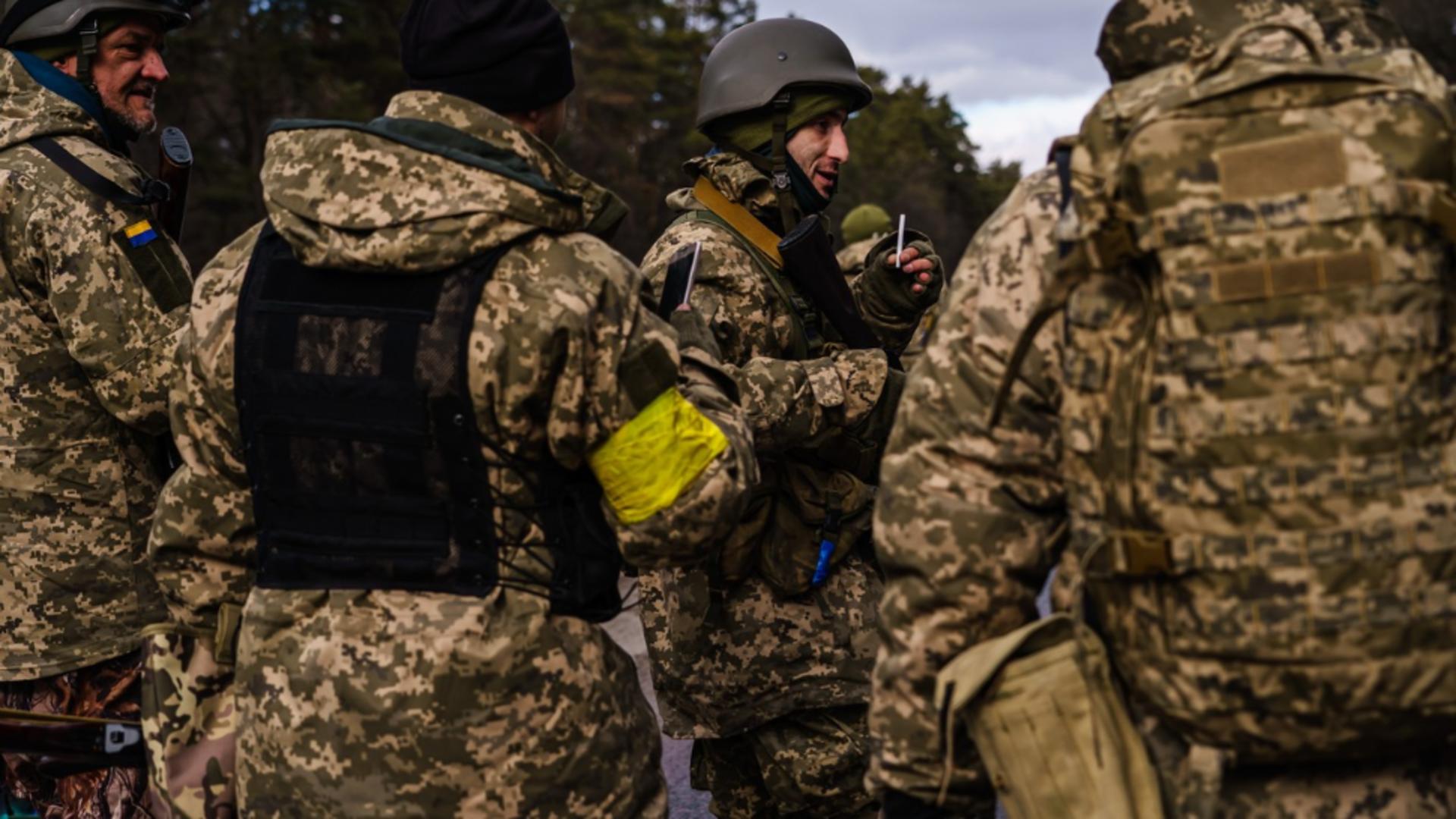 Armata Ucrainei se mărește - Peste 12.000 de străini au venit să lupte Foto: Profi Media