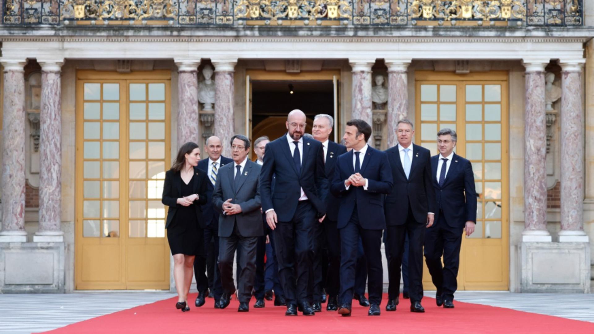 Summit-ul Consiliului European de la Versailles/Profimedia