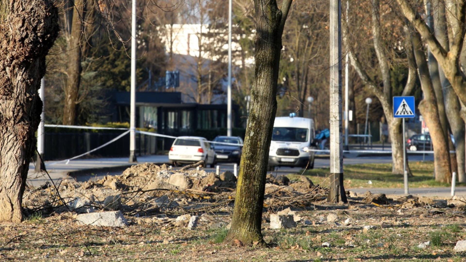 Ministerul Apărării: Drona căzută la Zagreb transporta o bombă de 120 kg / Foto: Profi Media