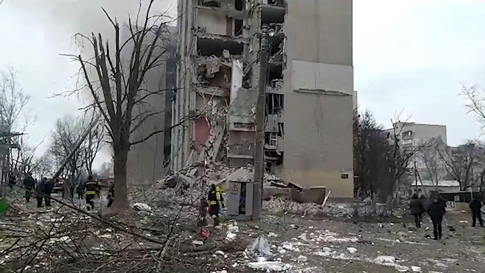 Orașul Cernihiv, puternic bombardat de ruși. Foto/ProfiMedia