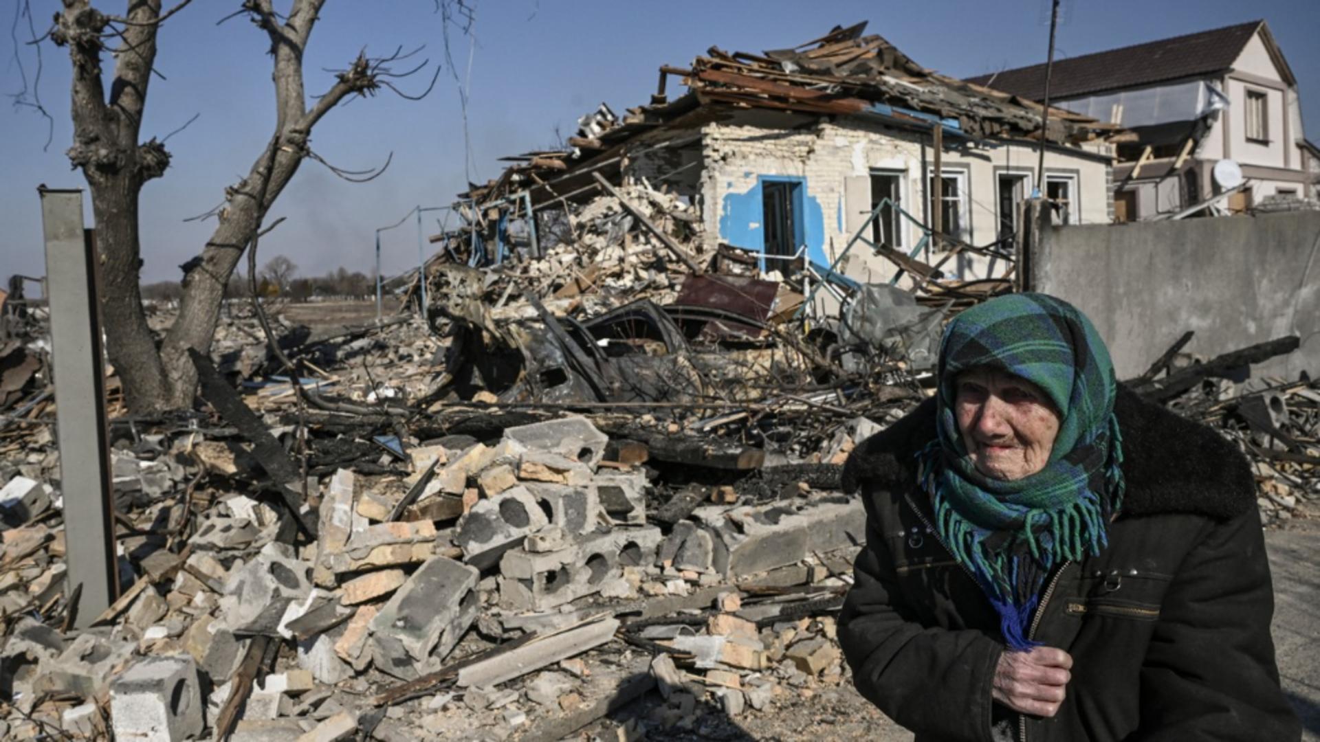 Clădiri în ruine, Ucraina / Foto: Profi Media
