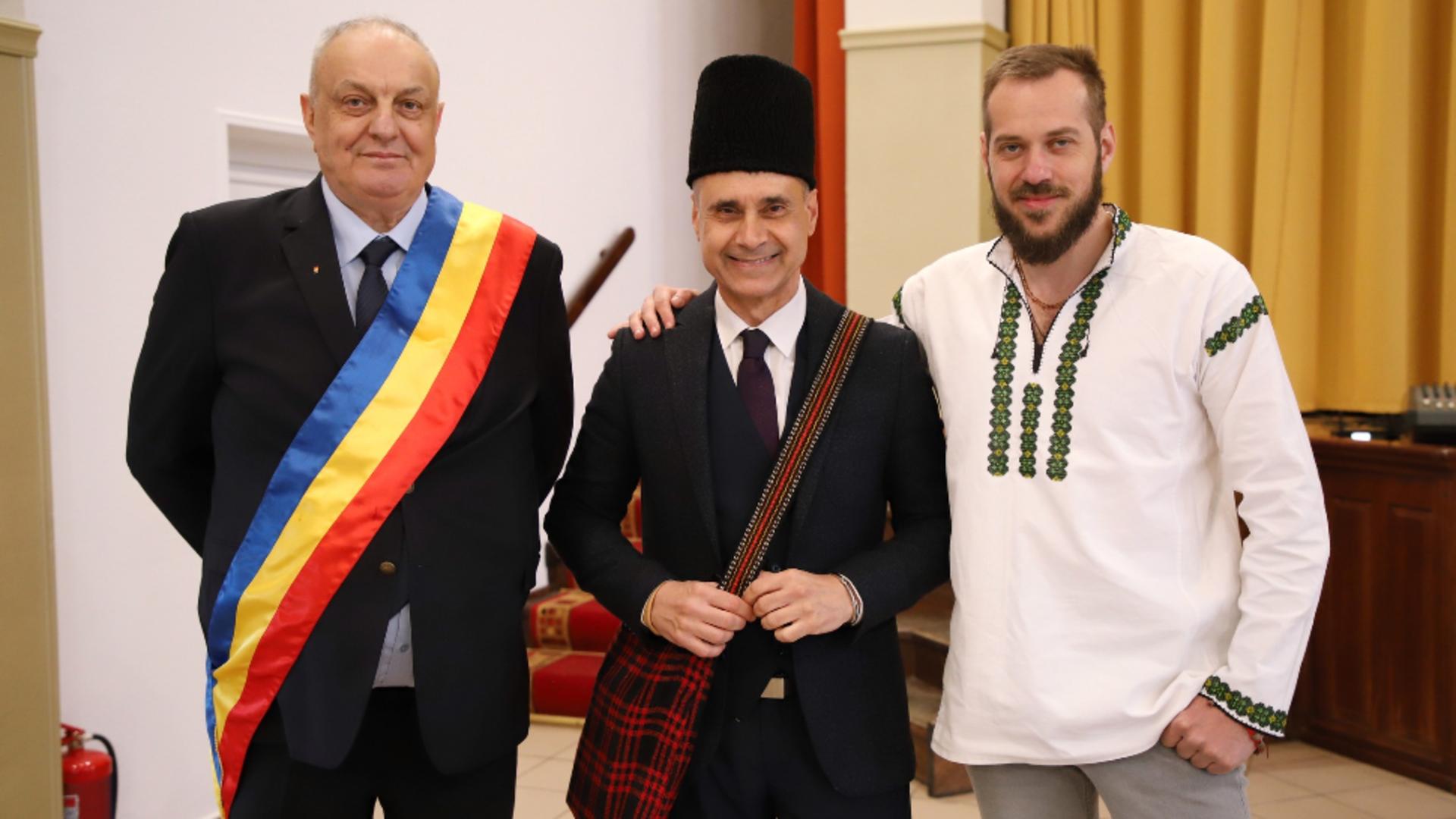 David Saranga, cetățean de onoare al comunei sucevene Botoșana