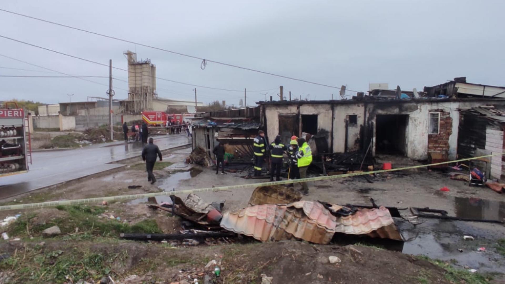 Incendiu devastator în Turda - 6 persoane au murit, dintre care 4 sunt copii Foto: monitorulcj.ro