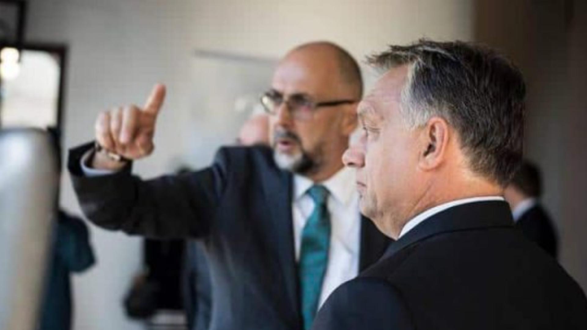 Kelemen Hunor, președintele UDMR, Viktor Orban, premierul Ungariei