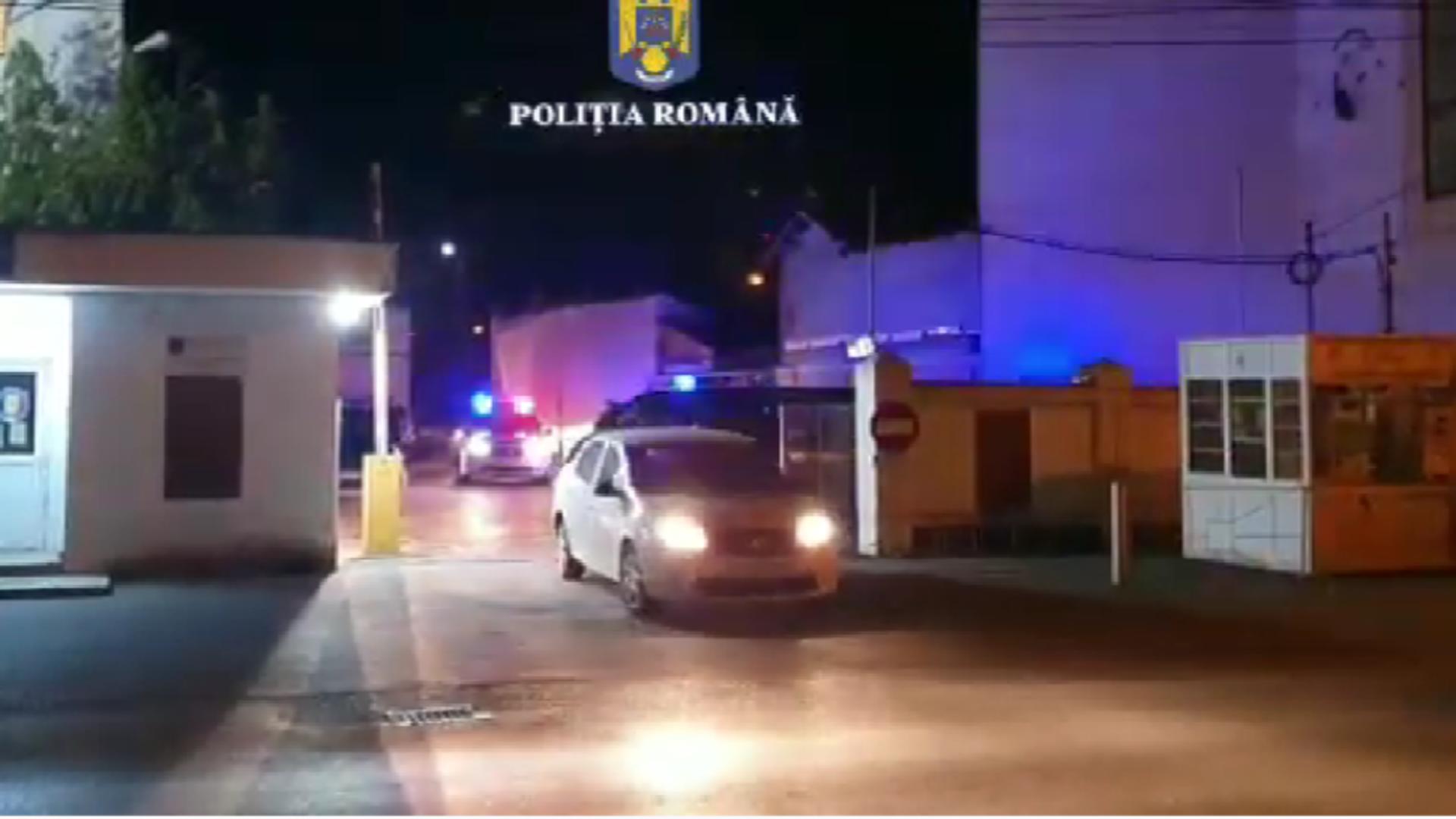 Percheziții Prahova/ Foto: Captură video Poliția Română