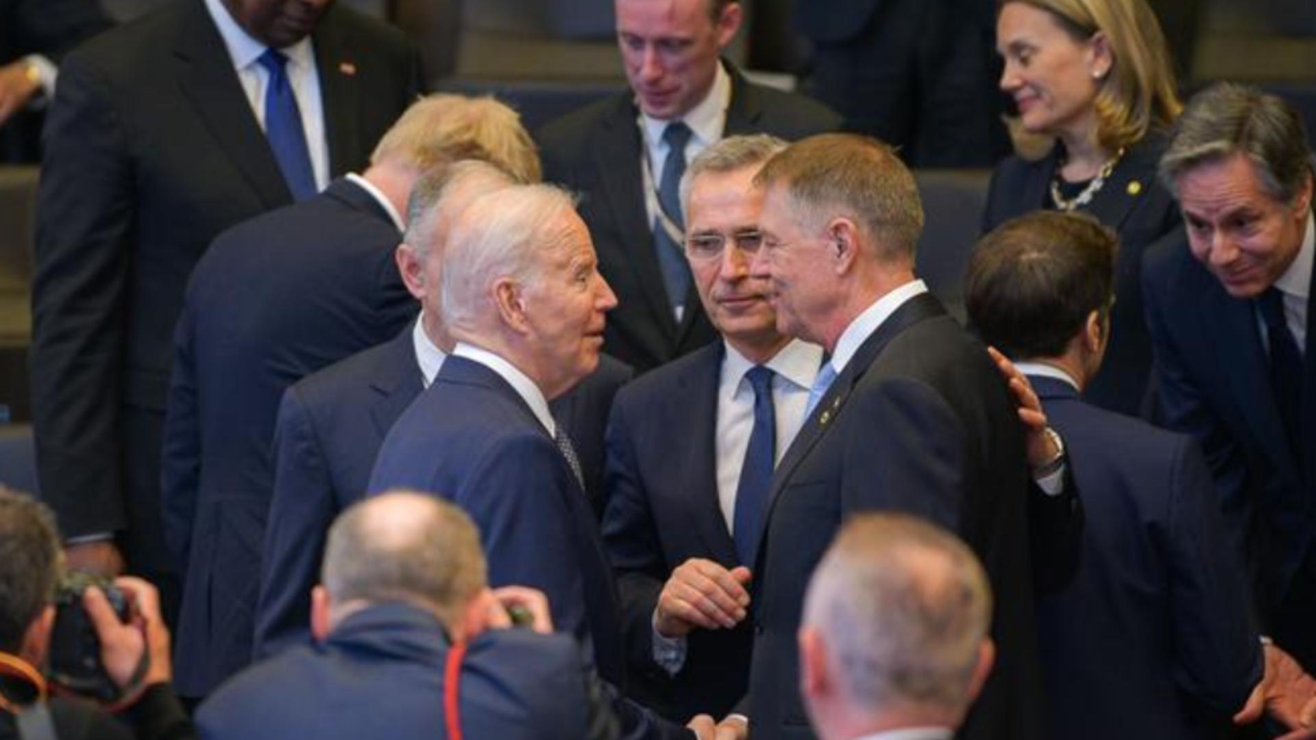 Klaus Iohannis, discuții cu Joe Biden despre războiul din Ucraina