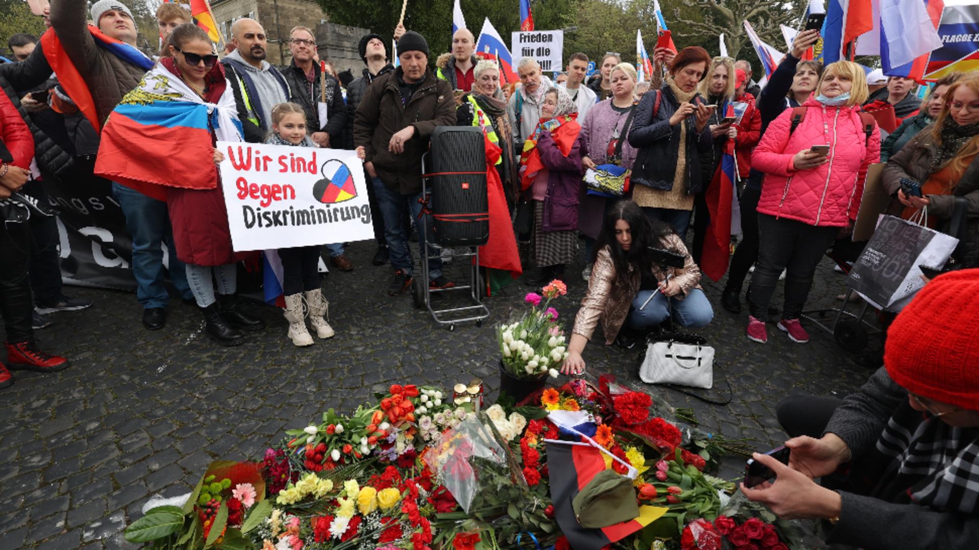 Proteste pro ruse în Germania. Foto/Profimedia