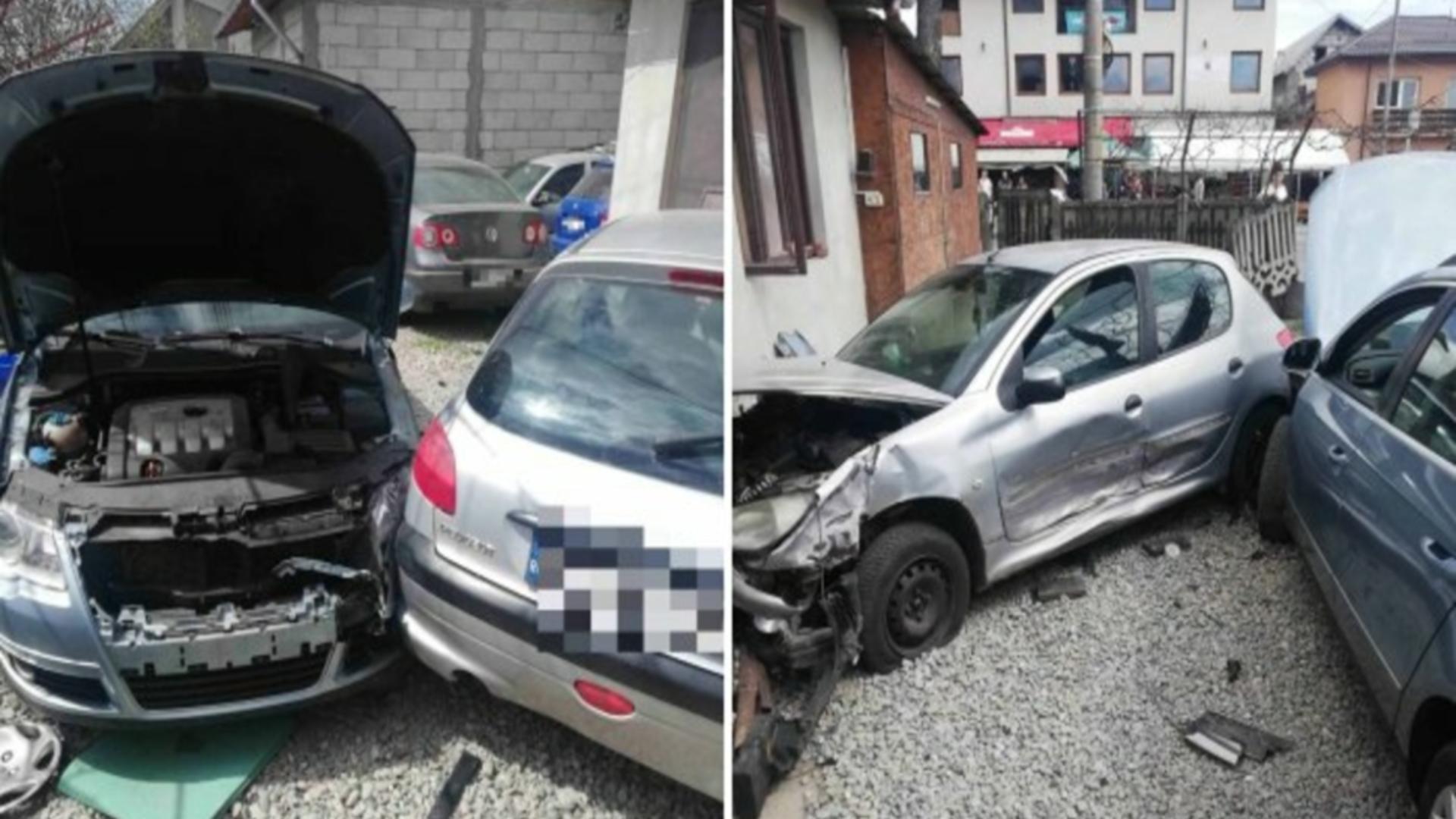 Accident GRAV în Dâmbovița: 2 persoane rănite după ce o mașină a ajuns într-o curte în Pucioasa