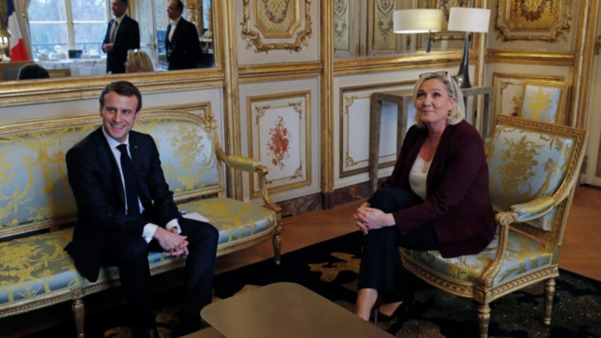 Emmanuel Macron și Marine le Pen Foto: Profi Media