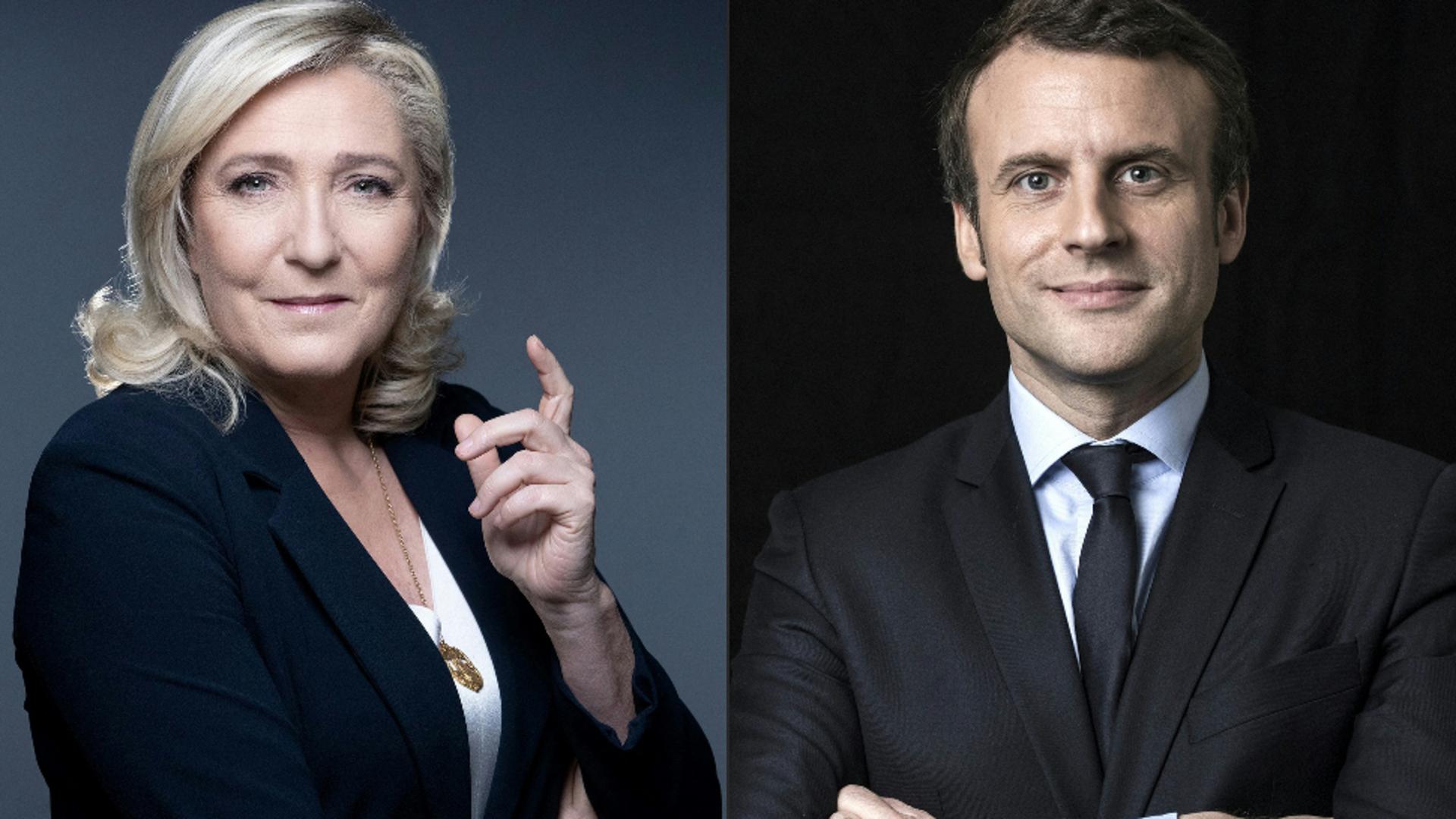 Le Pen și Macron se înfruntă duminică în turul 2
