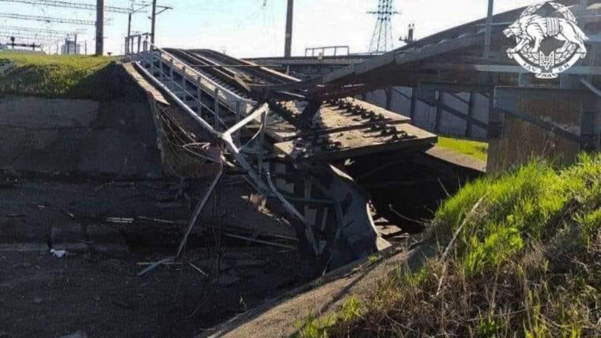 Un pod din orașul Melitopol, intens utilizat de ruși, a fost aruncat în aer de ucraineni