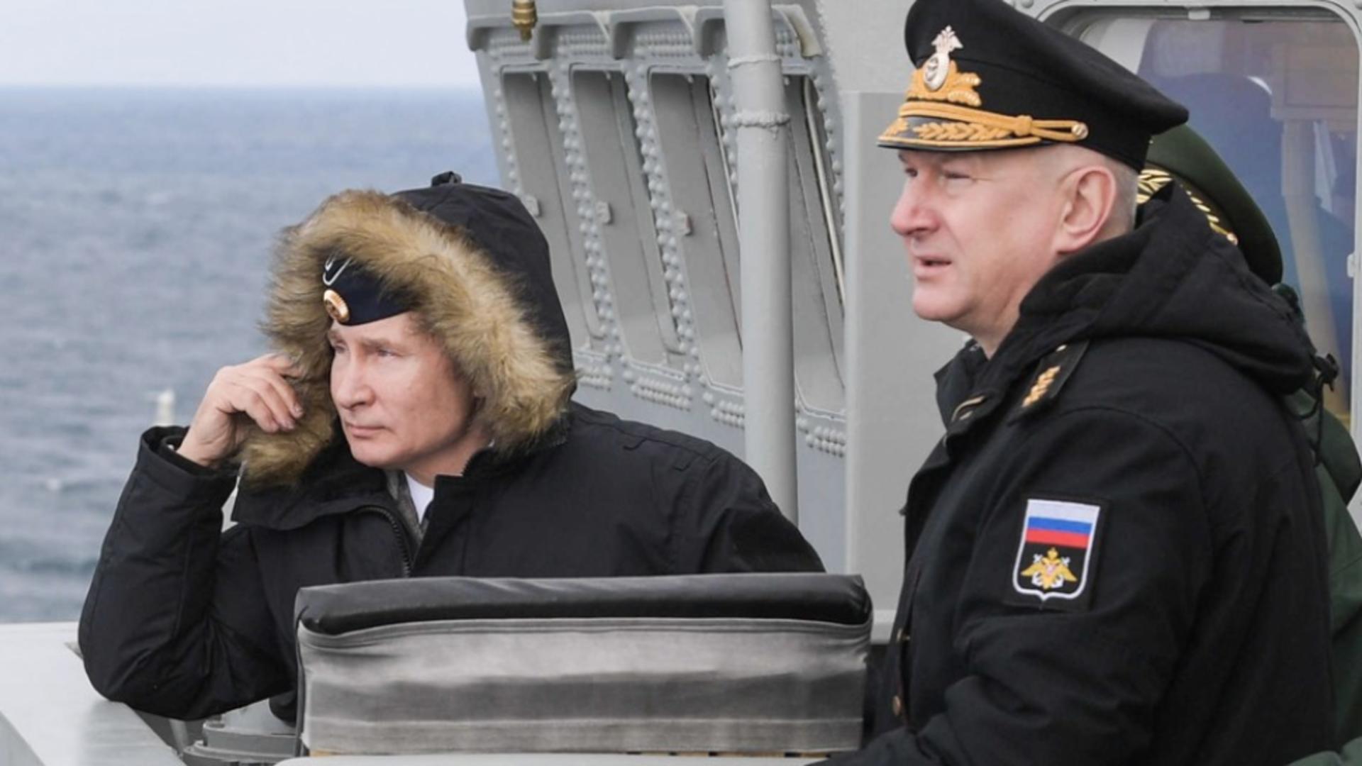 Vladimir Putin și Aleksandr Dvornikov / Foto: Profi Media