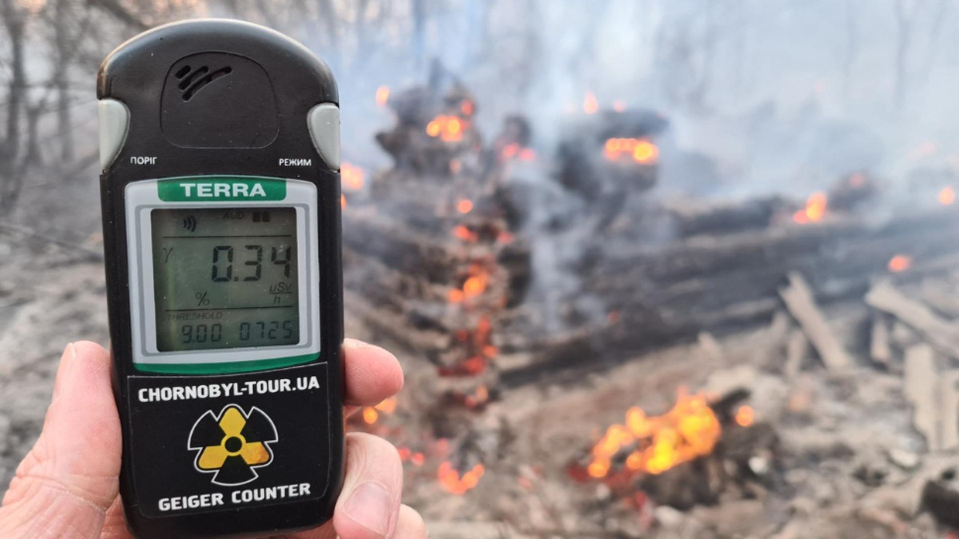 Măsurare radioactivitate în zona Kievului / Foto: Profi Media