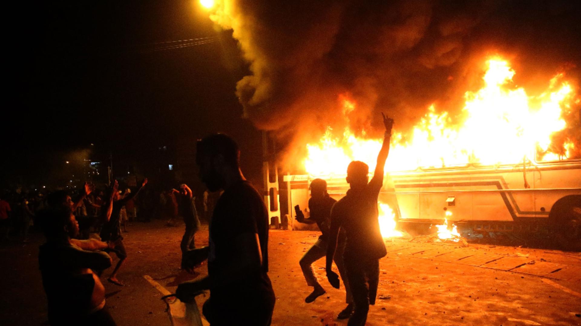 Proteste violente în Sri Lanka / Foto: Profi Media
