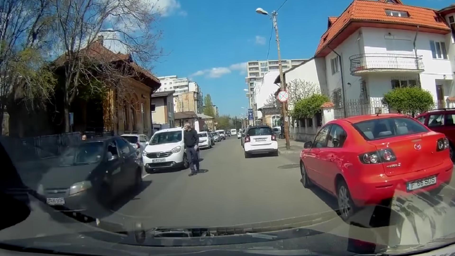 Scandal in trafic (FB/Ionuț Cristian)