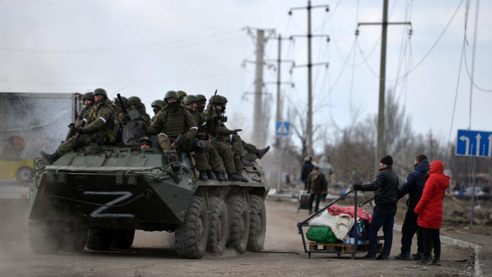 Rusia ține captivi civili în Mariupol. Foto/Profimedia